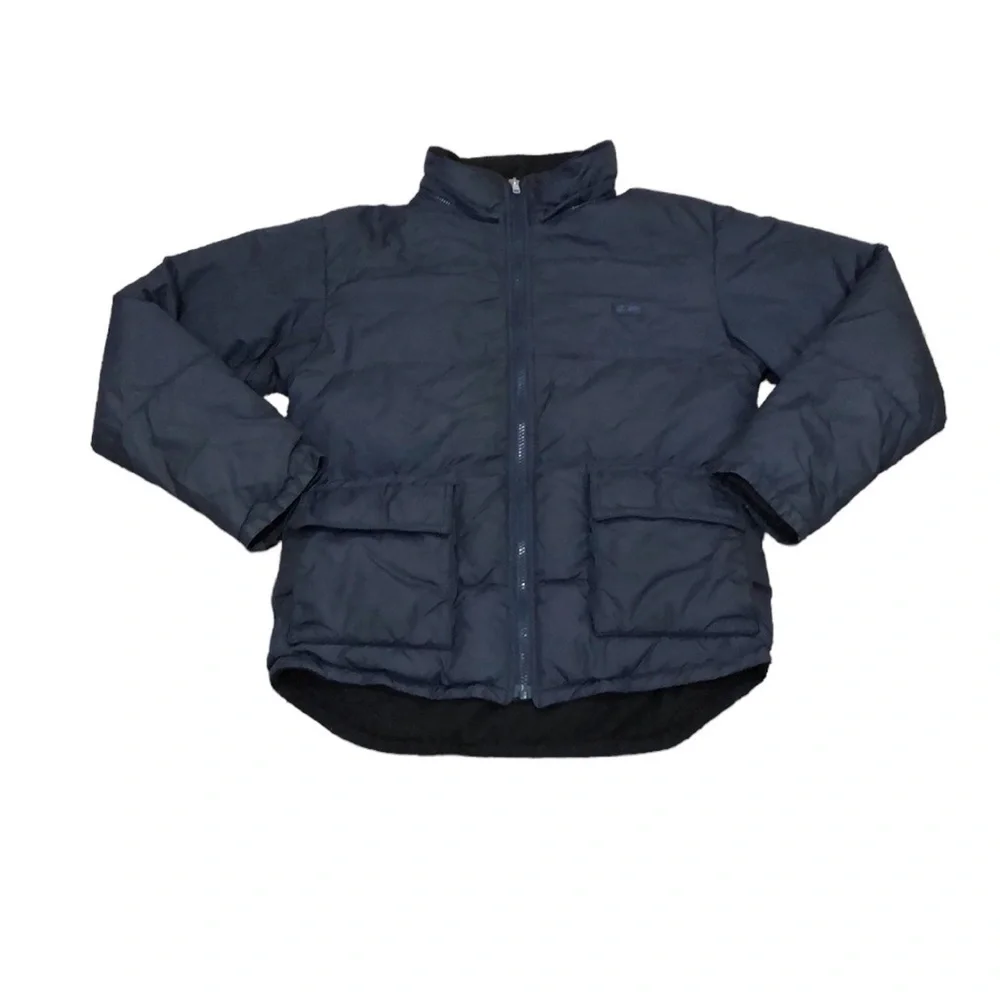 Ralph Lauren Down Puffer Jacket Size 12 Navy Blue